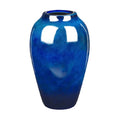 Ceramic Blue Decorative Vase - Modern Glossy Finish, Elegant Home Decor
